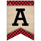 À Fanions Fête de bûcherons joyeuse bannière de Bunting Anni (Troisième drapeau)