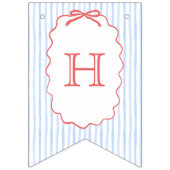 À Fanions Fille Bow 4 juillet bannière d'anniversaire (Deuxième drapeau)