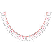 À Fanions Fleurs d'aquarelle de rose de bannière de (Tout)