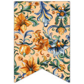 À Fanions Fleurs d'automne et bannière de saut d'iris (Premier drapeau)