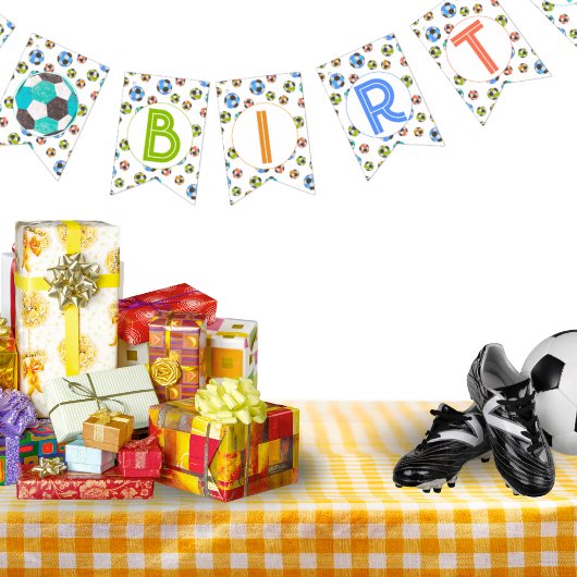 À Fanions Joyeux Anniversaire Bannière de Bunting Balls de F