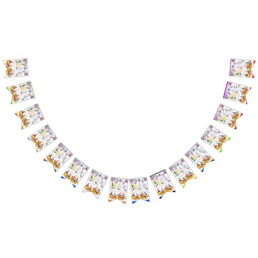 À Fanions Joyeux Noël Joyeux Anniversaire Bannière Bunting (Tout)