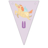 À Fanions La licorne rêve la bannière faite sur commande de (Troisième drapeau)