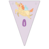 À Fanions La licorne rêve la bannière faite sur commande de (Deuxième drapeau)