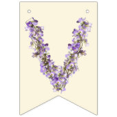 À Fanions L'amour est dans la bannière Bloom (Troisième drapeau)