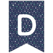 À Fanions L'aventure attend la bannière de baby shower (Deuxième drapeau)