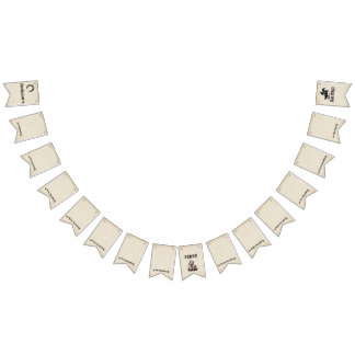 À Fanions Ma première bannière de Bunting Rodeo jalons mensu