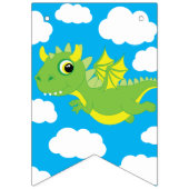 À Fanions Magique Dragon mignonne Bonne Bannière de Bunting  (Premier drapeau)
