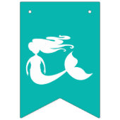 À Fanions Mermaid thème Joyeux Anniversaire bannière de la f (Premier drapeau)