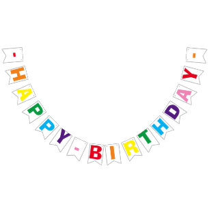 À Fanions NOUVEAUTÉ ! APppy Anniversaire - bannière de bunti