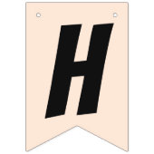 À Fanions papillon, BANNIÈRE DE BUNNING (Deuxième drapeau)