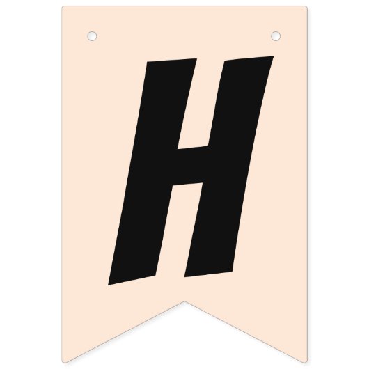 À Fanions papillon, BANNIÈRE DE BUNNING (Deuxième drapeau)