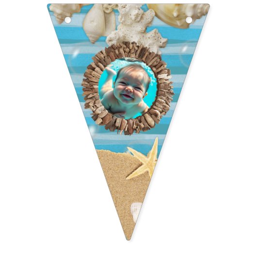 À Fanions Personnalisable Bannière de Bunting Anniversaire (Premier drapeau)