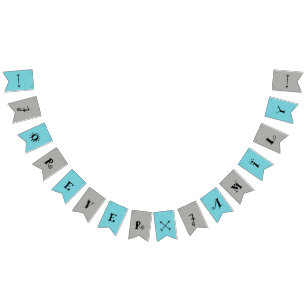 À Fanions Pour toujours bannière de partie d'adoption de