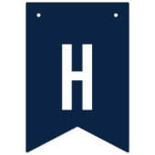 À Fanions Preppy Dinosaur Silhouette Bannière d'anniversaire (Deuxième drapeau)