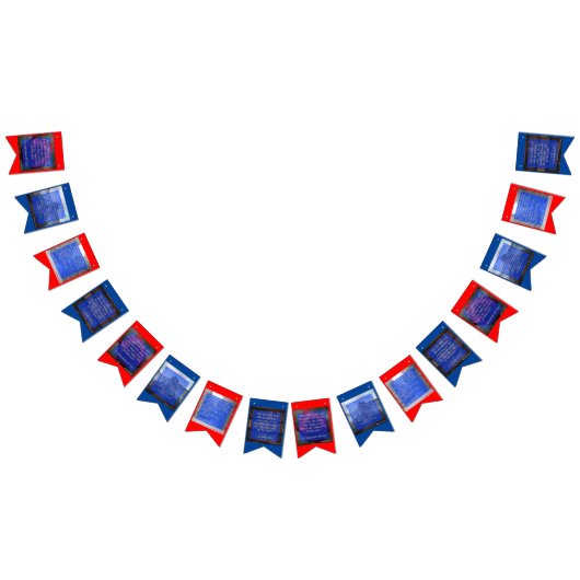 À Fanions Rédempter la bannière de Bunting de l'Écriture de  (Tout)