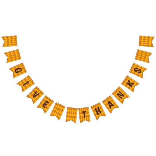 À Fanions Remerciez la bannière de Thanksgiving (Tout)