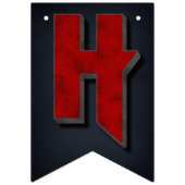 À Fanions Rocker - Rock Star - Bannière rock et roll (Deuxième drapeau)