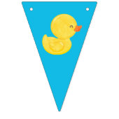 À Fanions Rubber Ducky Joyeux Anniversaire Bannière du drape (Premier drapeau)