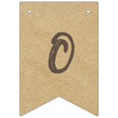 À Fanions Sable et corail toute la bannière de coutume (Deuxième drapeau)