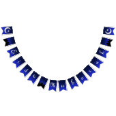 À Fanions Salutation d'Eid Mubarak - bannière d'étamine de (Tout)