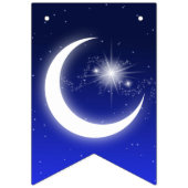 À Fanions Salutation d'Eid Mubarak - bannière d'étamine de (Premier drapeau)