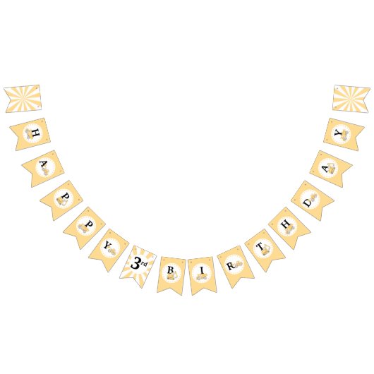 À Fanions Sous chantier de construction bannière d'anniversa (Tout)