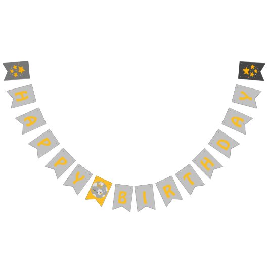 À Fanions Twinkle Star | Bannière d'anniversaire (Tout)