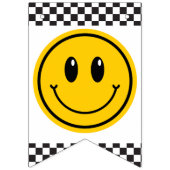 À Fanions Un joyeux Mec Happy Face Anniversaire bannière de  (Premier drapeau)