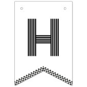 À Fanions Voiture de course Bannière d'anniversaire heureux (Deuxième drapeau)