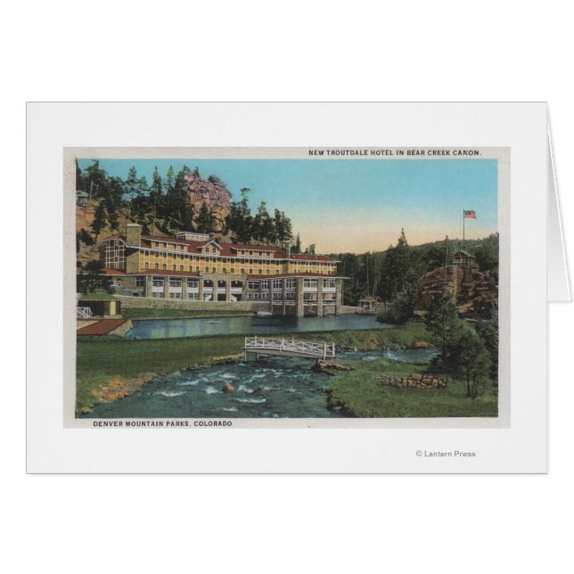 À feuillage persistant, CO - Troutdale Hotel, Bear (Devant horizontal)