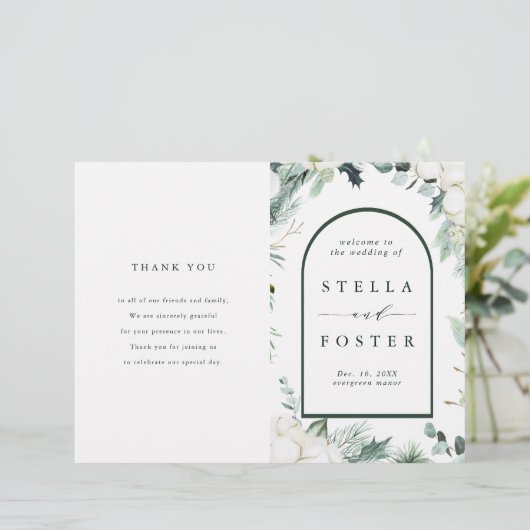 À feuillage persistant & Fleurs de coton Programme (Debout devant)