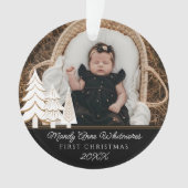 À feuillage persistant sapin de Noël Première phot (devant)