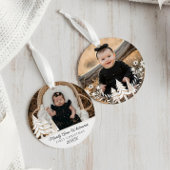 À feuillage persistant sapin de Noël Première phot