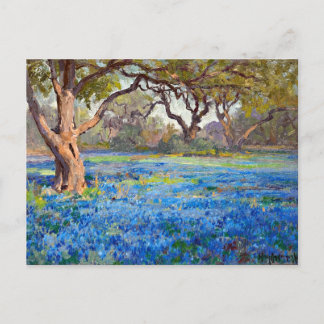 A Field of Bluebonnets at Alamo Heights 1919 Briefkaart