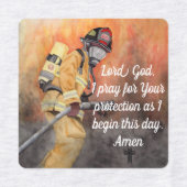 A Firefighter's Prayer T-shirt Iron On Label (Design 2)