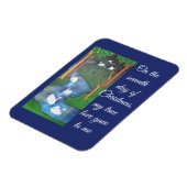 A Flock of Seven Swans-A-Swimming  Magneet (Linkerzijde)