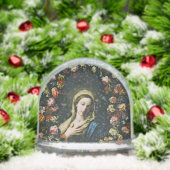 A Flower Garland Surrounding the Virgin (Noël)