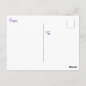 A Fluffy White Cat Napping on the Window Sill Briefkaart (Achterkant)