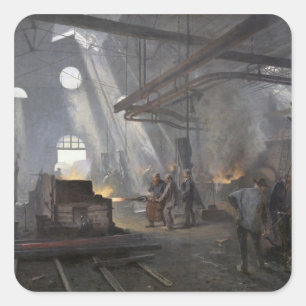A Forge, 1893 Vierkante Sticker