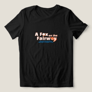 "A" Fox on the Fairway - Dames - Zwarte Shirt