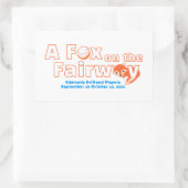 "A" Fox on the Fairway - Sticker (Sac)
