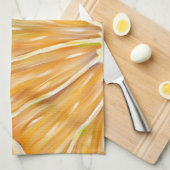 "A fraîchement serré" la serviette de cuisine (Quart Plié)