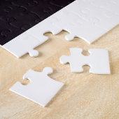 A FRAME CABIN NIGHT LEGPUZZEL (Zijkant)