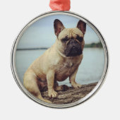 A French Bulldog Metalen Ornament (Voorkant)