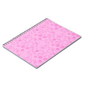 "A Friend for Everyone" Pattern Notebook Pink Notitieboek (Linkerzijde)