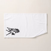 A Frisky Jumping Horse in the Wild (Serviette à main)