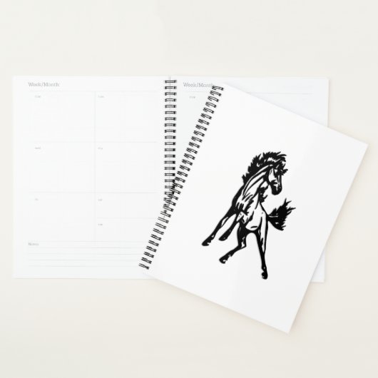 A Frisky Jumping Horse in the Wild Planner (Display)