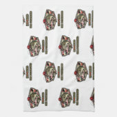 A fun and bold illustration of a cool bass theedoek (Verticaal)