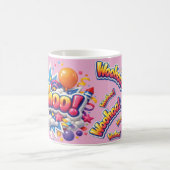 A fun mug with "Woohoo" (Centre)